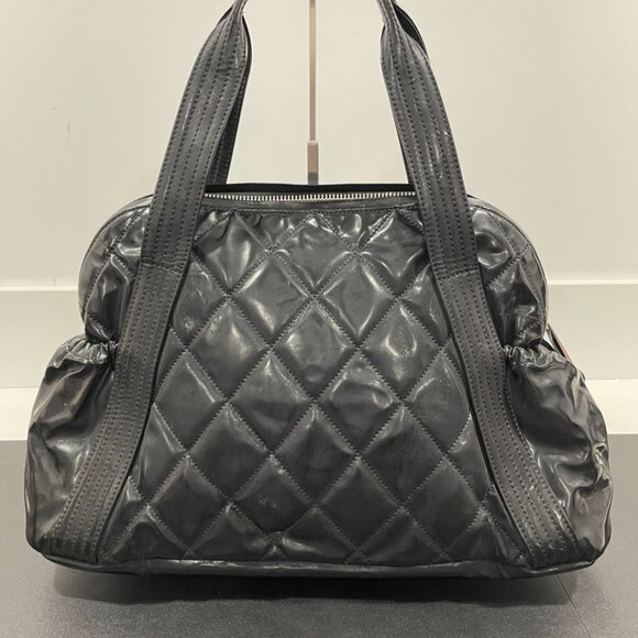 Chanel Matelasse Coco Mark Tote Bac Enamel Black CC (51177) - Picture 2 of 15